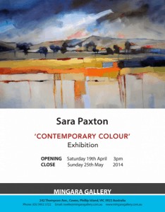 contemporary colour exhibition - Mingara Gallery