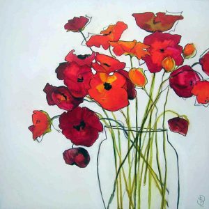 Sara Paxton Artworks-Glass Vase-92x92cm