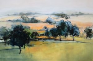 Across the Fields - 150x100cm