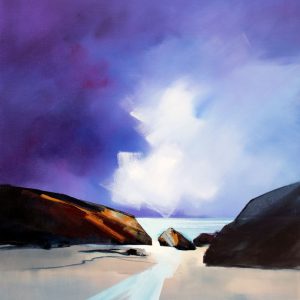 Between the Rocks - 92x92cm