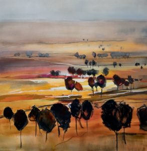 Landscape of Trees - 106x106cm