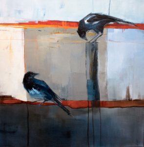 Watching - 92x92cm