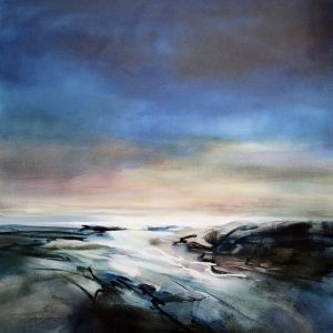 Beach Twilight - 106x106cm