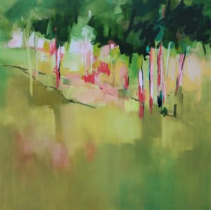 Green Peace - 106x106cm