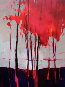 Red Canopy - 90x120cm