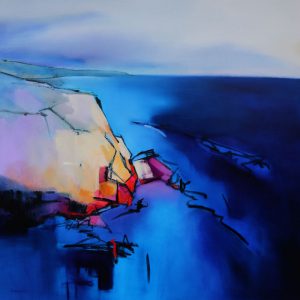 Deep Blue - 106x106cm