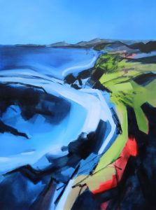 White Tide 90x120cm Oils on Canvas by Sara Paxton Artworks