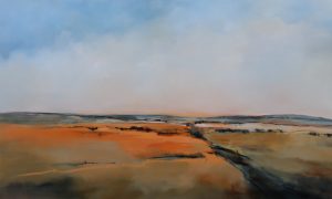 Into the Distance – original oil painting by Sara Paxton, 180x110cm