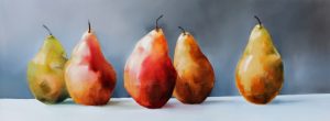Upstanding – original oil painting by Sara Paxton, 160x60cm
