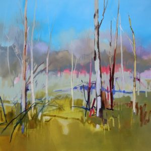 Nature's Diversity – original oil painting by Sara Paxton, 106x106cm