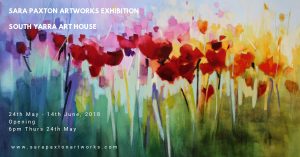 South Yarra Art House Exhibition – May 2018 – Sara Paxton Artworks