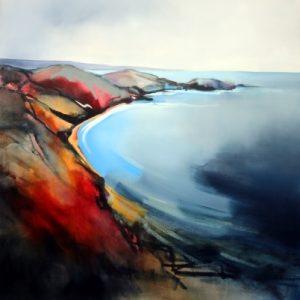 The Point – original oil painting by Sara Paxton, 122x122cm