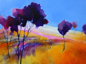 Rollercoaster – original oil painting by Sara Paxton, 120x90cm