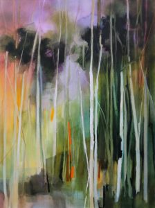 Shifting Shadows – original oil painting by Sara Paxton, 90x120cm