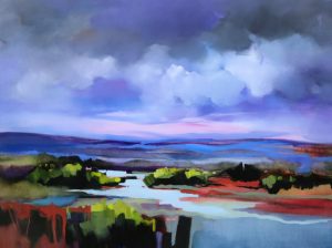 Elements – original oil painting by Sara Paxton, 120x90cm