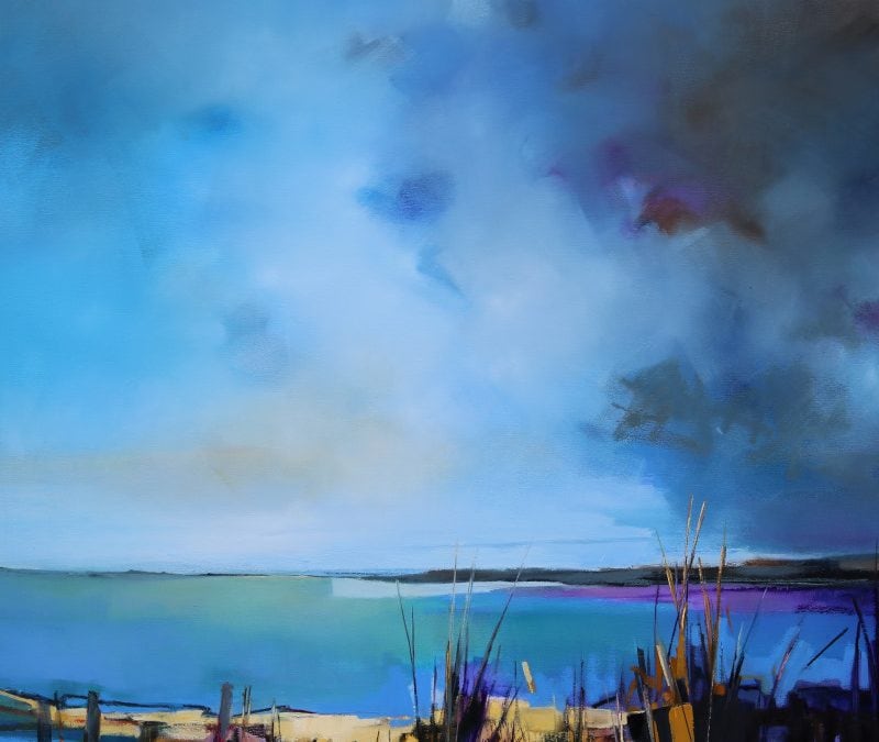 Edge of the Water 106x106cm