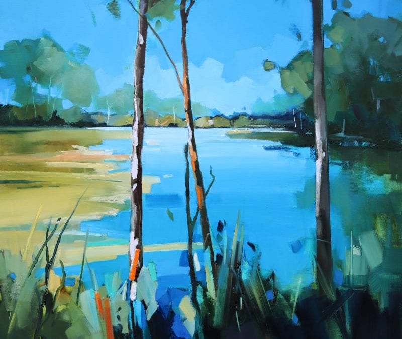 Lake Tranquility 92x92cm