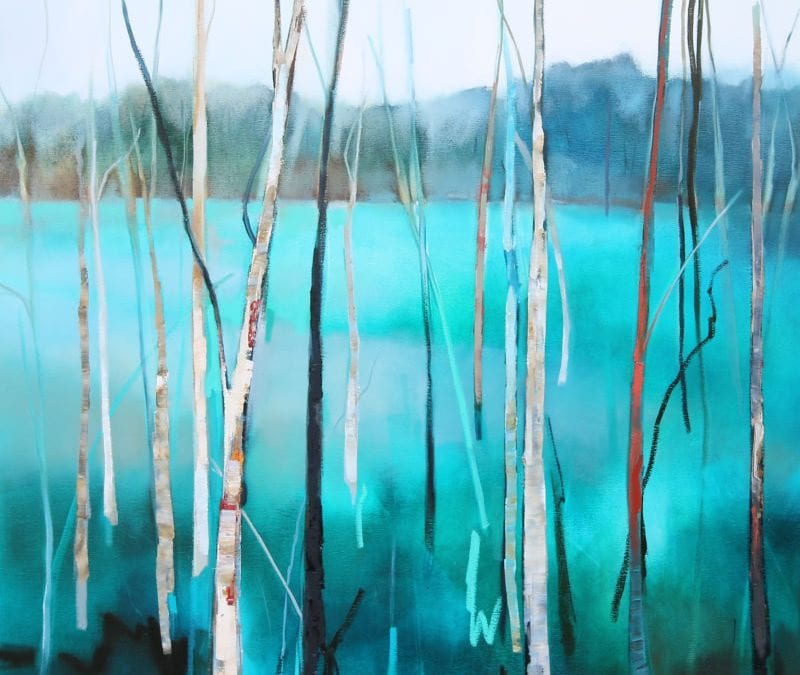 Sapphire Landscape 90x120cm