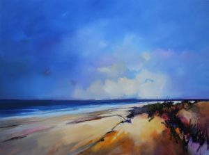 Sand Dunes – original oil painting by Sara Paxton, 120x90cm