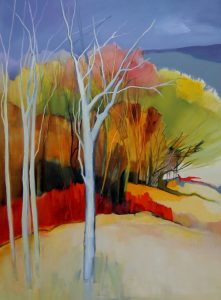 Pure White – original oil painting by Sara Paxton, 90x120cm