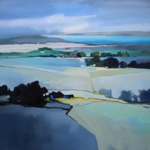 Study in Tranquility – original oil painting by Sara Paxton, 106x106cm