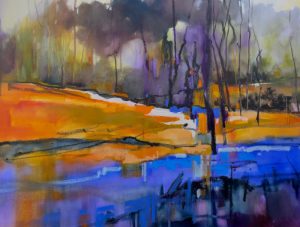 Colour Capture – original oil painting by Sara Paxton, 120x90cm