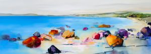 Little Gems – original oil painting by Sara Paxton, 160x60cm