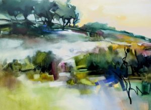 Emerging Light – original oil painting by Sara Paxton, 120x90cm