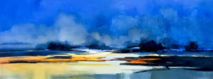 Parrallels – original oil painting by Sara Paxton, 160x60cm