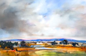 Overland – original oil painting by Sara Paxton, 150x100cm