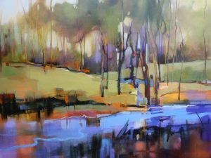 Colour Capture – original oil painting by Sara Paxton, 120x90cm