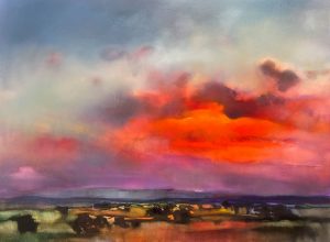 The Last Light – original oil painting by Sara Paxton, 120x90cm