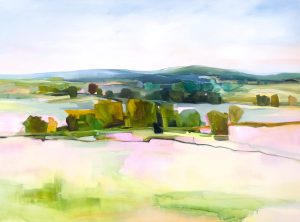 Colour Planes – original oil painting by Sara Paxton, 120x90cm