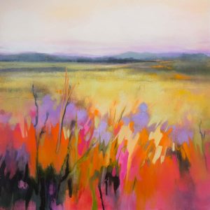 Haze of Summer – original oil painting by Sara Paxton, 80x80cm