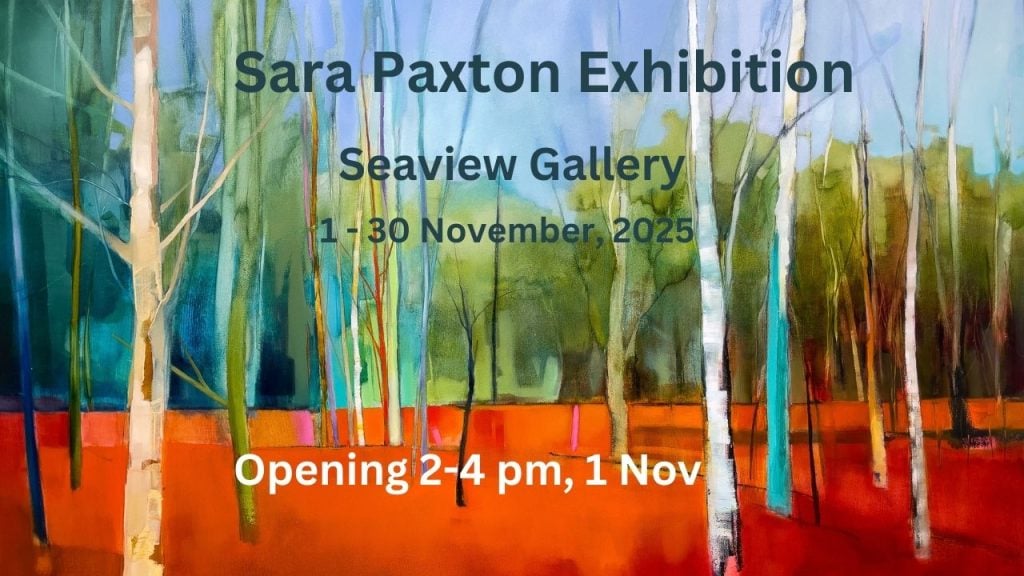 Sara Paxton exhibition at Seaview Gallery, Queenscliff, 2025