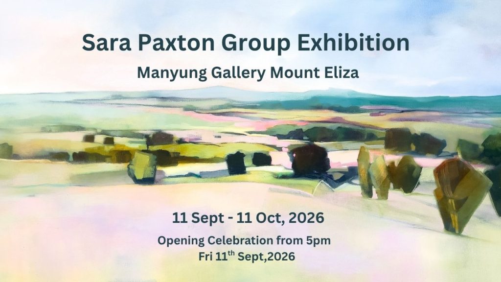'The Art of Spring' exhibition by Sara Paxton at Manyung Gallery Mt Eliza, 2026