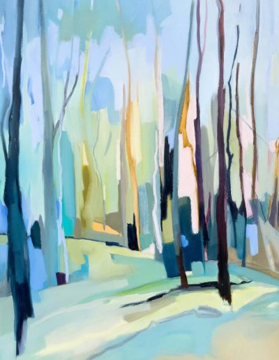Heart of the Forest – original oil painting by Sara Paxton, 92x92cm